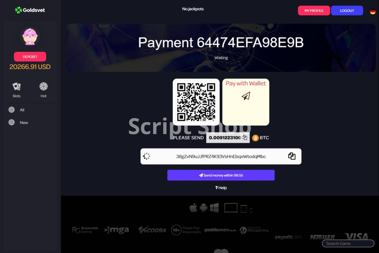 Goldsvet 8.5 online casino script Script Shop Marketplace Scripts