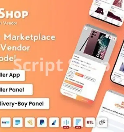 eShop 2.9.0 – Multi Vendor eCommerce App & eCommerce Vendor Marketplace Flutter App